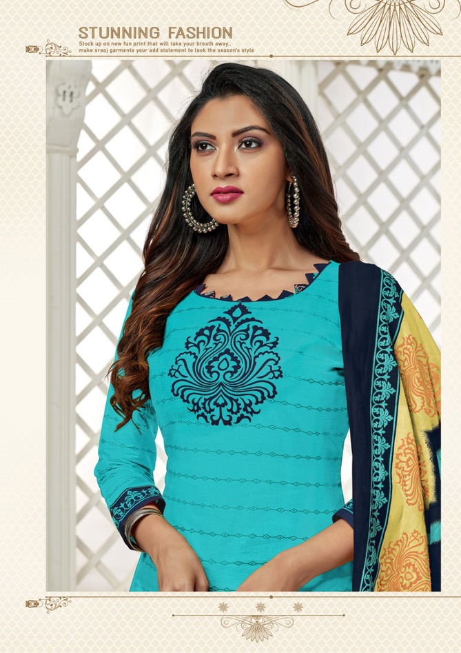 AKASH PADMAVATI 15 Regular Wear Cotton Printed Designer Dress Material Collection